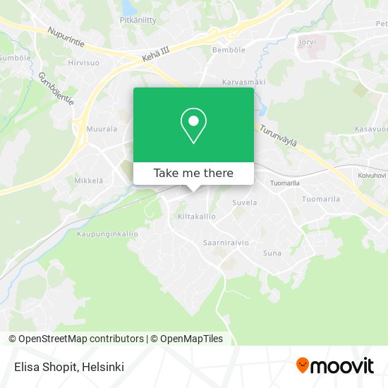 Elisa Shopit map