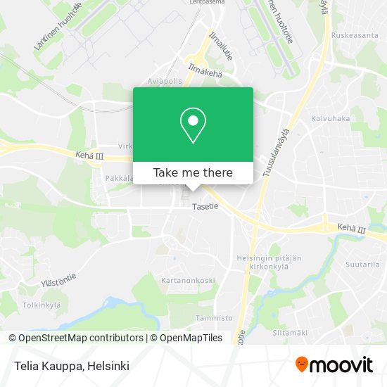 Telia Kauppa map