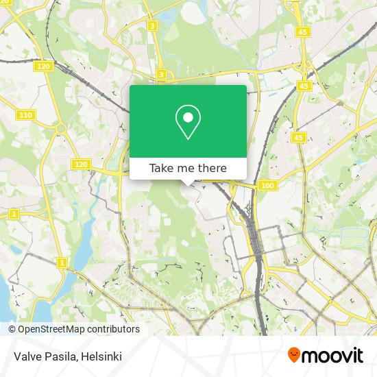 Valve Pasila map