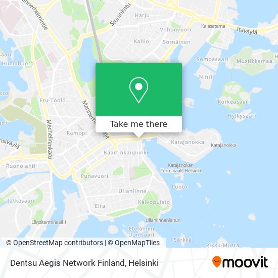 Dentsu Aegis Network Finland map