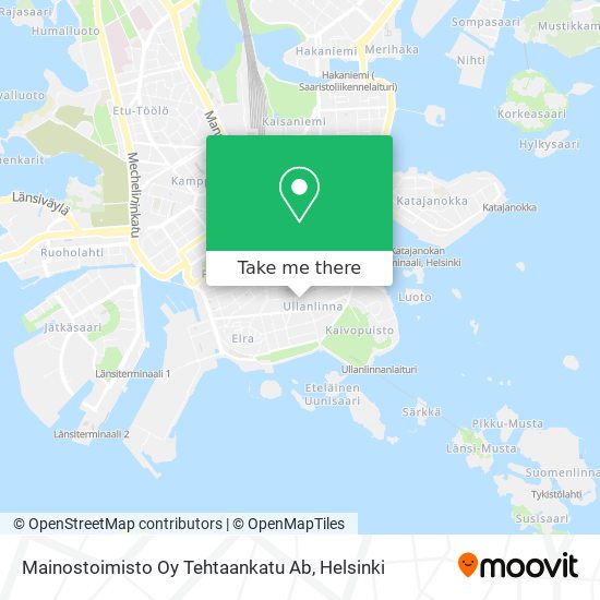 Mainostoimisto Oy Tehtaankatu Ab map