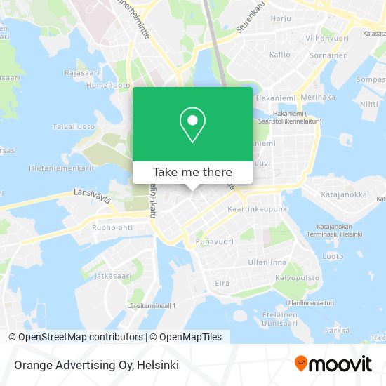 Orange Advertising Oy map