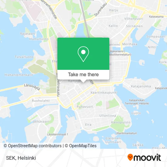 SEK map