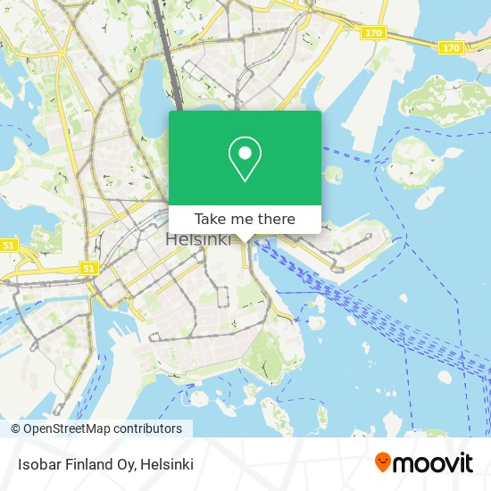 Isobar Finland Oy map