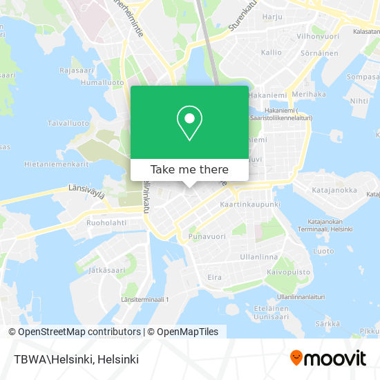 TBWA\Helsinki map