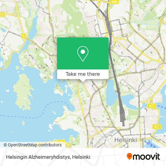 Helsingin Alzheimeryhdistys map