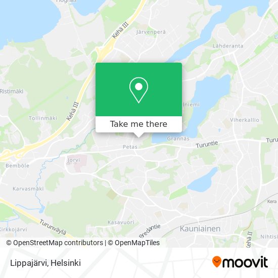 Lippajärvi map