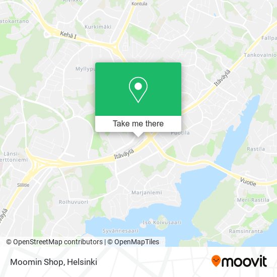 Moomin Shop map