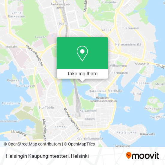 Helsingin Kaupunginteatteri map
