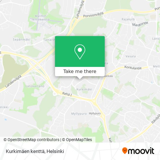 Kurkimäen kenttä map