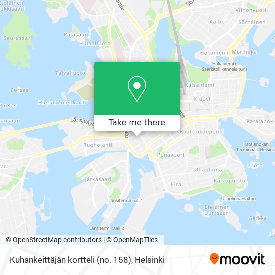 Kuhankeittäjän kortteli (no. 158) map