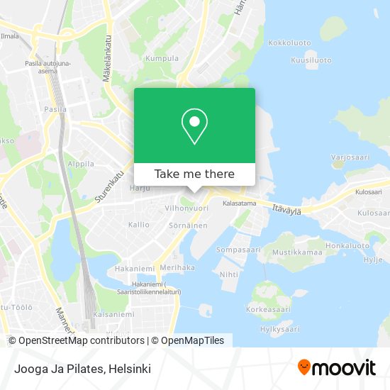 Jooga Ja Pilates map