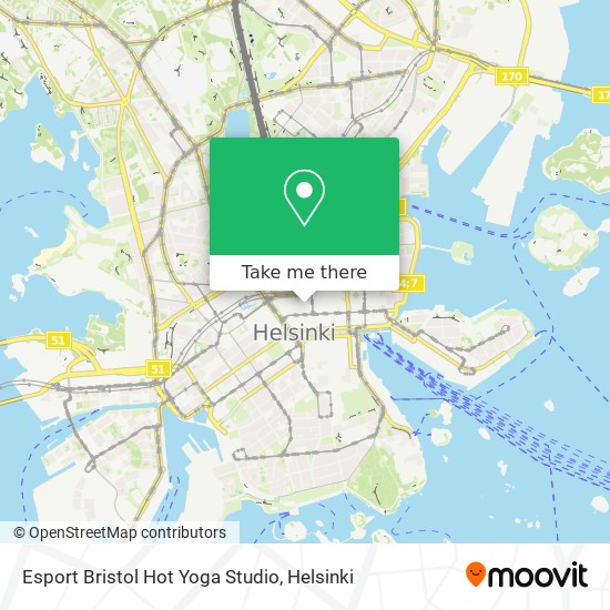 Esport Bristol Hot Yoga Studio map
