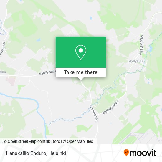 Hanskallio Enduro map
