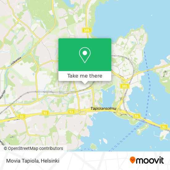Movia Tapiola map