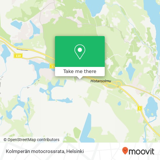 Kolmperän motocrossrata map