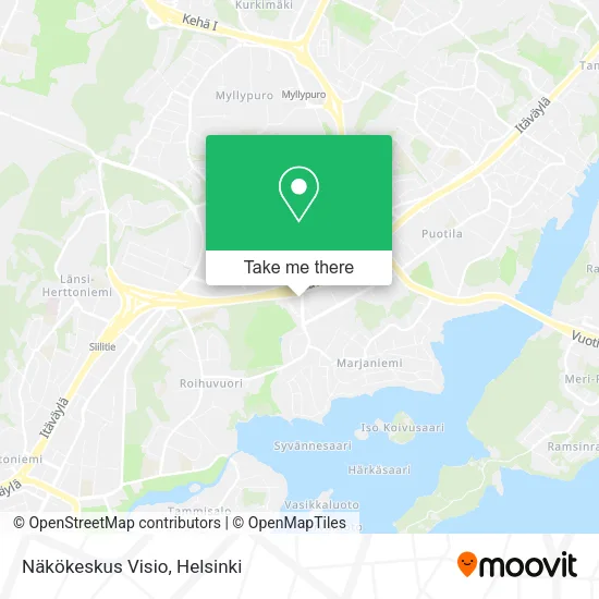 Näkökeskus Visio map