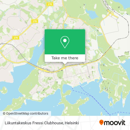 Liikuntakeskus Fressi Clubhouse map