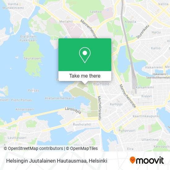 Helsingin Juutalainen Hautausmaa map