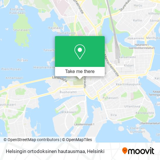 Helsingin ortodoksinen hautausmaa map