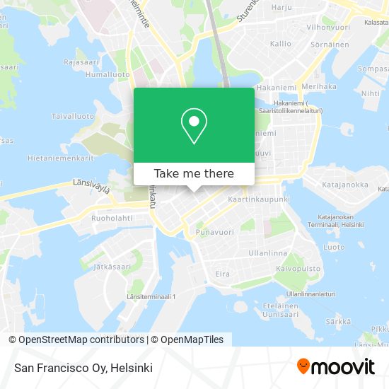 San Francisco Oy map