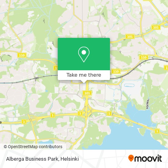 Alberga Business Park map