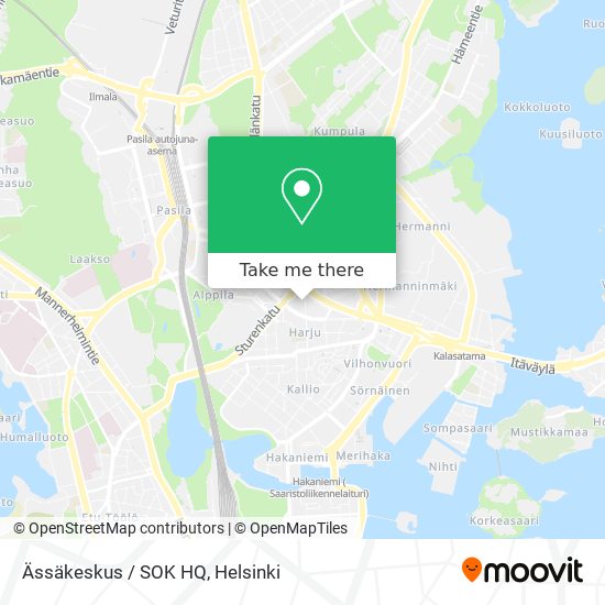 Ässäkeskus / SOK HQ map