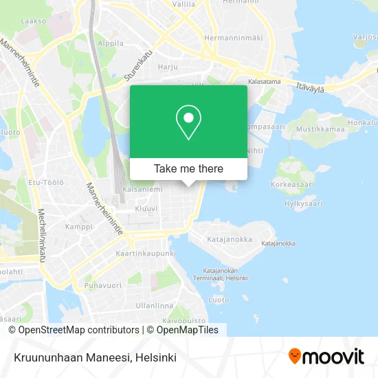 Kruununhaan Maneesi map