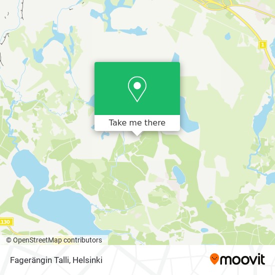 How to get to Fagerängin Talli in Espoo by Bus or Train?