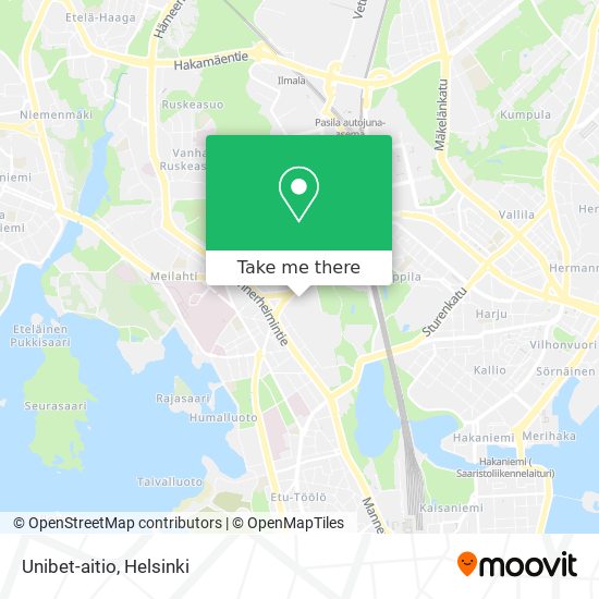 Unibet-aitio map