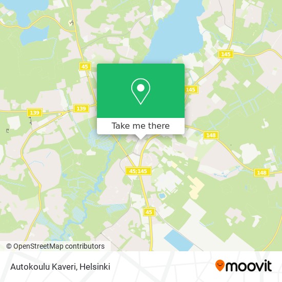 Autokoulu Kaveri map
