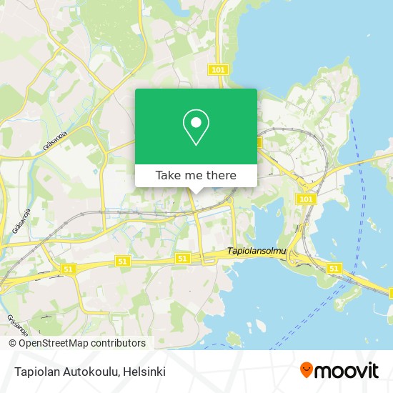 Tapiolan Autokoulu map