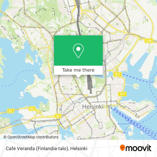Café Veranda (Finlandia-talo) map