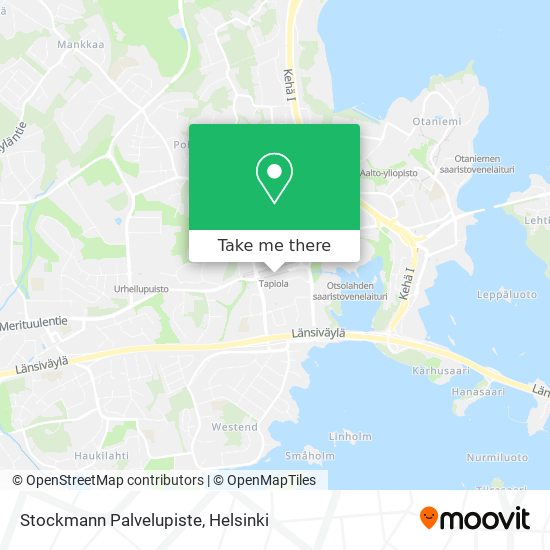 Stockmann Palvelupiste map