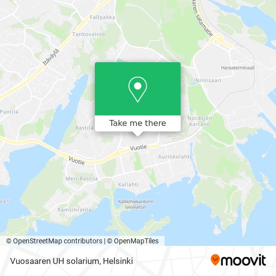 Vuosaaren UH solarium map