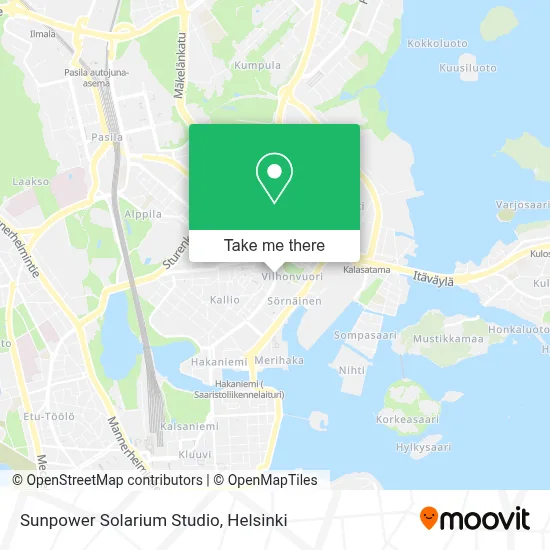 Sunpower Solarium Studio map