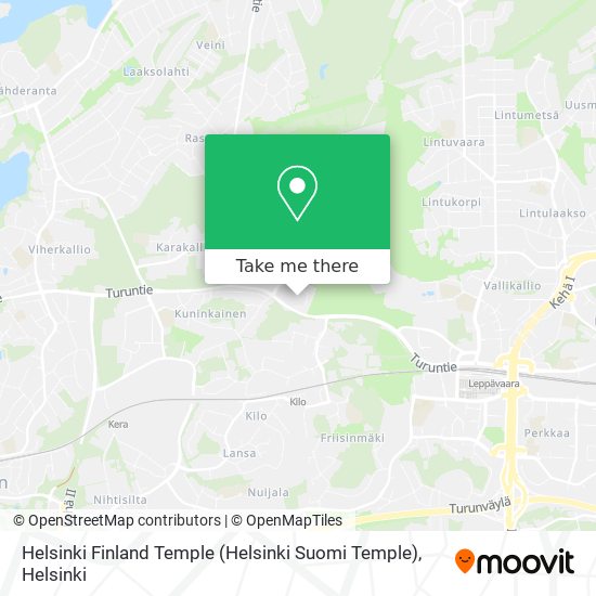 Helsinki Finland Temple (Helsinki Suomi Temple) map