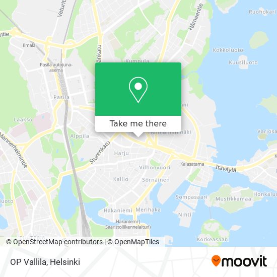 OP Vallila map