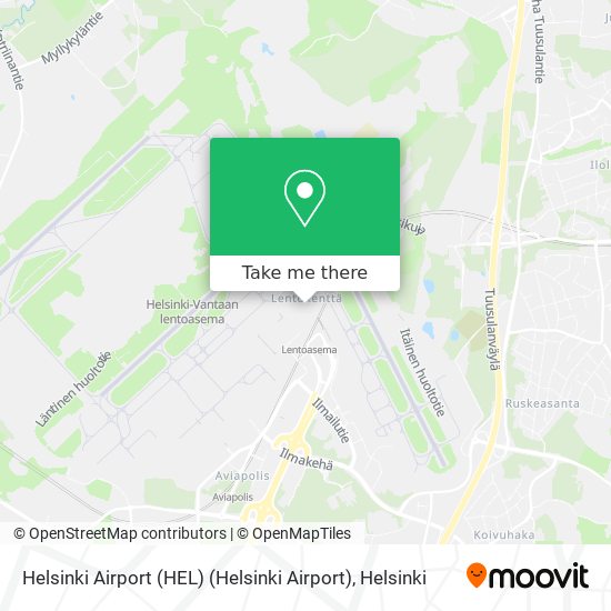 Helsinki Airport (HEL) (Helsinki Airport) map