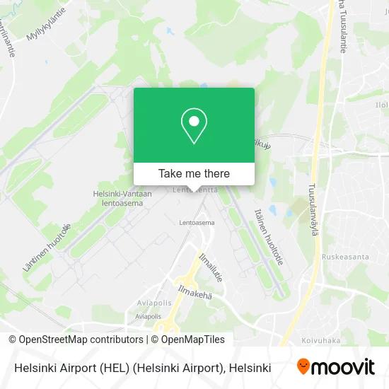 Helsinki Airport (HEL) (Helsinki Airport) map