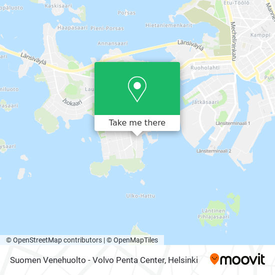 Suomen Venehuolto - Volvo Penta Center map