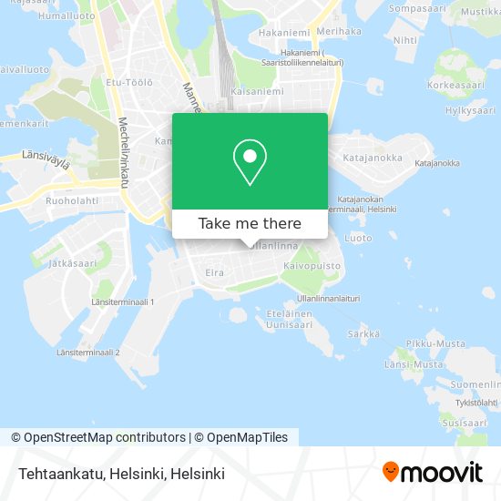 Tehtaankatu, Helsinki map