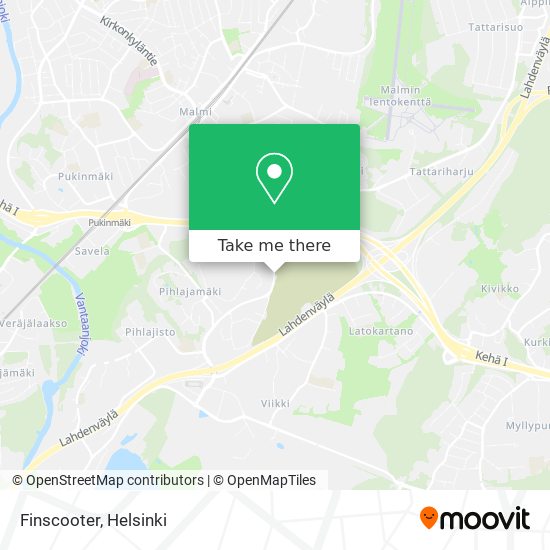 Finscooter map