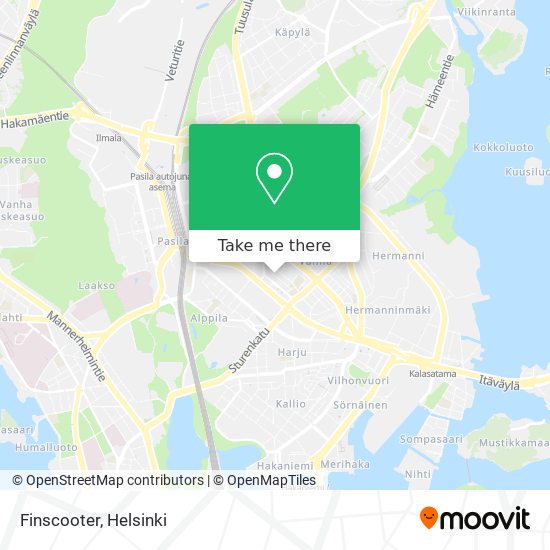 Finscooter map