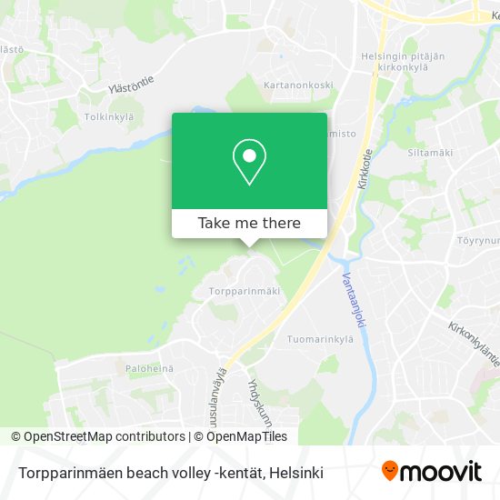 Torpparinmäen beach volley -kentät map