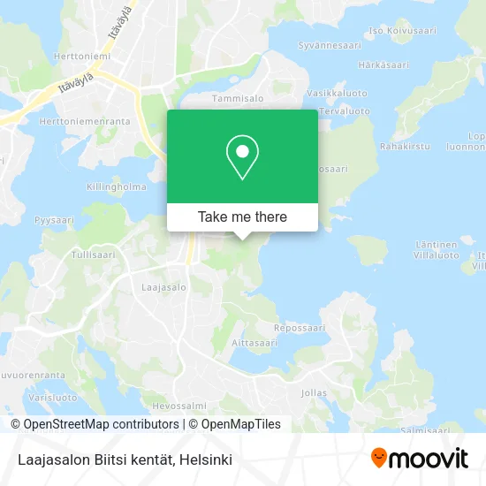 Laajasalon Biitsi kentät map