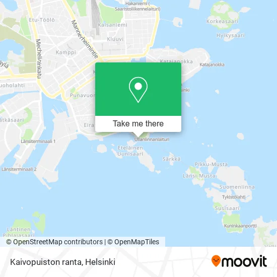 Kaivopuiston ranta map