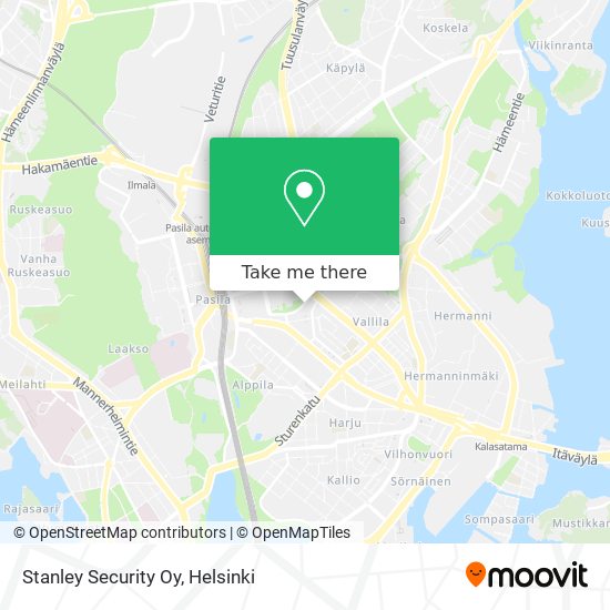 Stanley Security Oy map