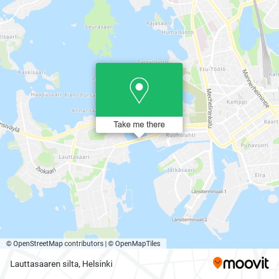 Lauttasaaren silta map