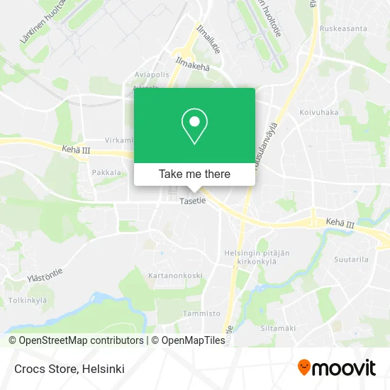 Crocs Store map